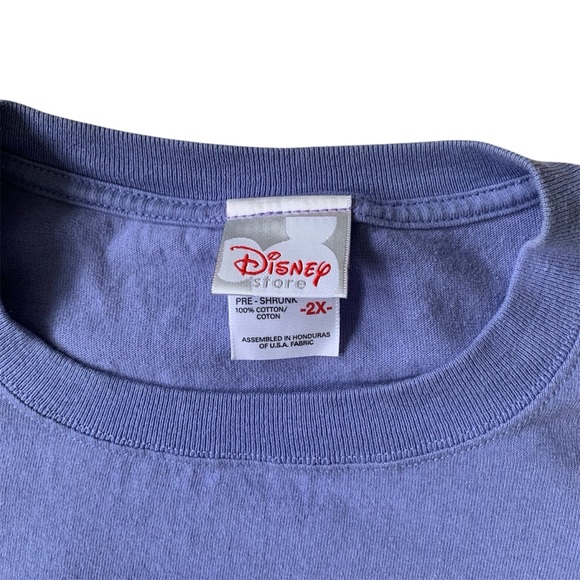 DISNEY | Vintage 90’s Tinkerbell “Tink” Light Purple 100% Cotton Plus Size 2X - Picture 4 of 8